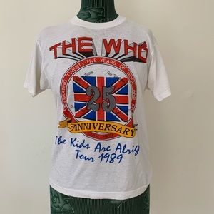 Vintage concert The Who tee shirt